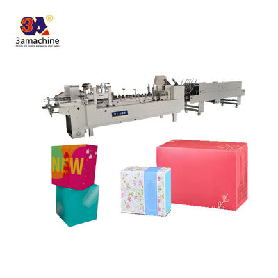 1500 kg capaciteit Automatische lijmmachine voor karton 250g-650g 3A papier plakmachine