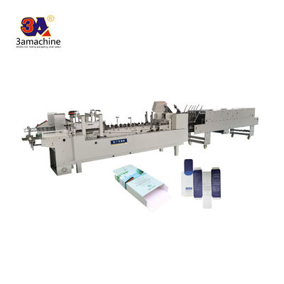 Doos ontvouwbaar breedste papiergrootte 600 mm Automatische doos vouwlijmmachine folder Gluer