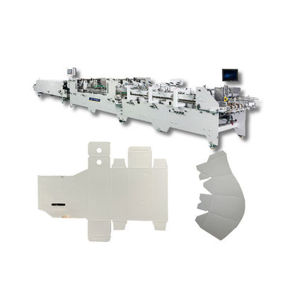 end Listing Paper Box Automatic Glueing Machine Carton Folder Glueer voor het vouwen van karton