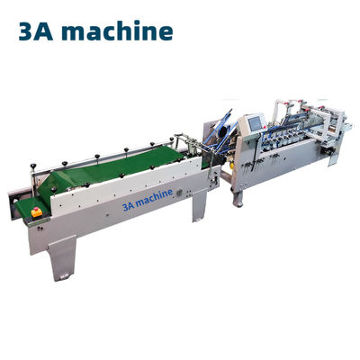 Werkingssnelheid 250 m/min voor automatische lijmvouwmachine
