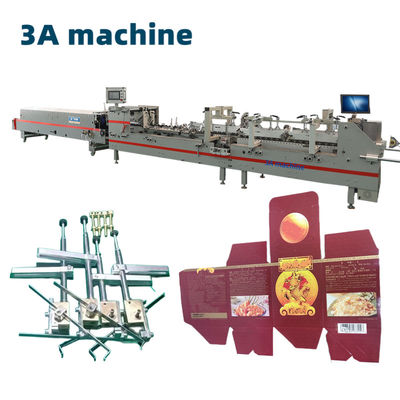 SHH 800AG-2 Automatische onderslotmapleger Gluer voor papiermateriaal Karton 250g-650g