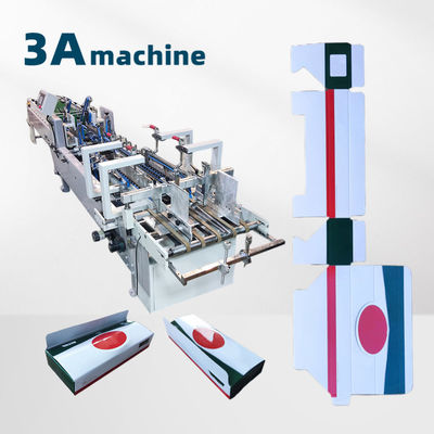 Voedselverpakkingsmachine Geschikte doos Automatische kartonnen folder Gluer met papiermateriaal
