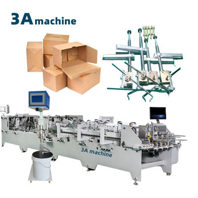 PLC-gestuurd CQT900YG-2 golvende dubbelzijdige lijmvouwmachine voor hardware