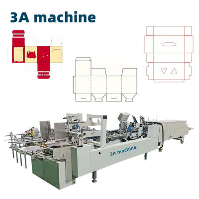 CQT 800 Wateroplosbare koude lijm Automatische lijmvouwmachine voor karton/golfdozen