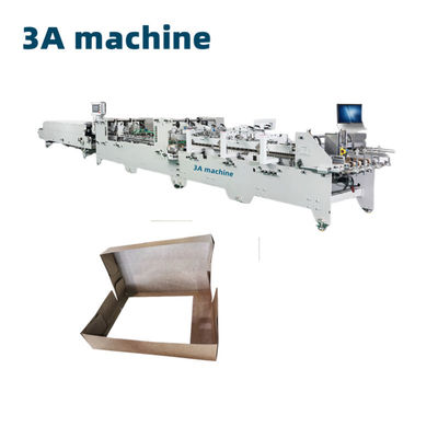 Geavanceerde PLC-gecontroleerde vouwlijmmachine voor 4 hoekdoos en 6 hoekdoos