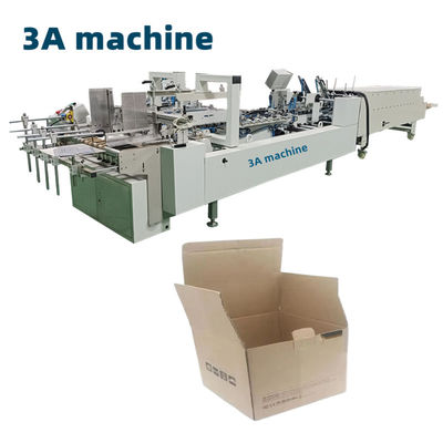 CQT-1300WK-2 Geaffineerde papieren doos folder Gluer Machine Kartonnen doos Gluing Machine