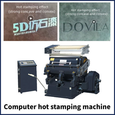 Continu warm stempen snelheid van 20 minuten CQT-930 Gold Embossing Machine voor leer