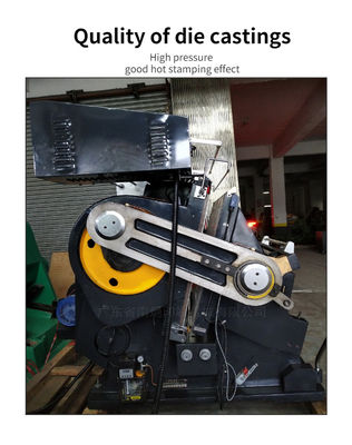 Continu warm stempen snelheid van 20 minuten CQT-930 Gold Embossing Machine voor leer
