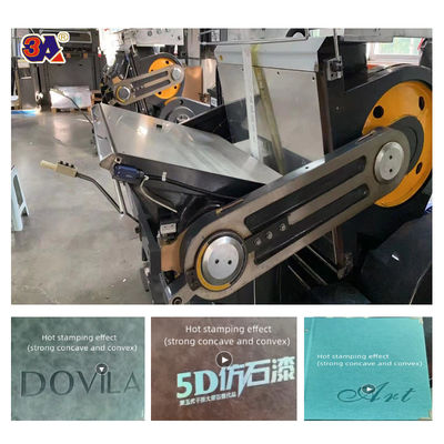 Continu warm stempen snelheid van 20 minuten CQT-930 Gold Embossing Machine voor leer