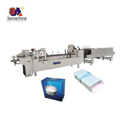 Volledig automatische kartonnen doos folder Gluer machine met video uitgaande-inspectie