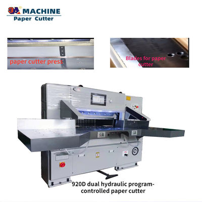 237x137x187cm Grootte QZYK92 Side-by-Side Programma-gecontroleerde papierknipper met 50 m/min snelheid