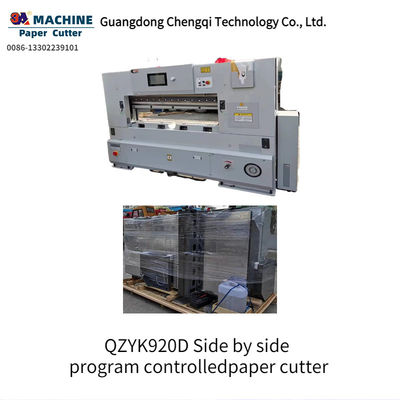 237x137x187cm Grootte QZYK92 Side-by-Side Programma-gecontroleerde papierknipper met 50 m/min snelheid