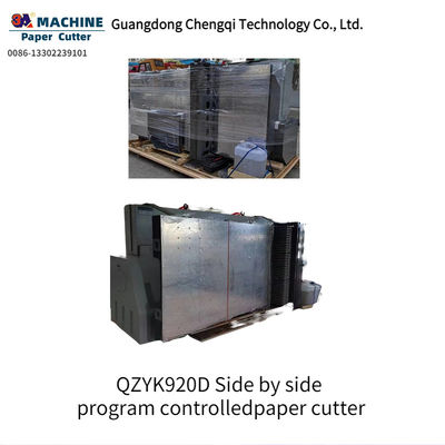 237x137x187cm Grootte QZYK92 Side-by-Side Programma-gecontroleerde papierknipper met 50 m/min snelheid