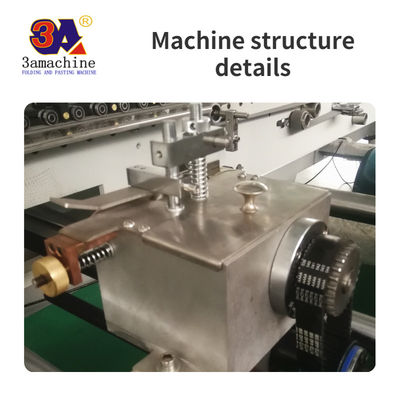 1500 kg capaciteit Automatische lijmmachine voor karton 250g-650g 3A papier plakmachine