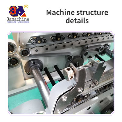 1500 kg capaciteit Automatische lijmmachine voor karton 250g-650g 3A papier plakmachine
