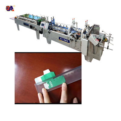 Video-uitgaande inspectie Mini Box Folder Gluer Machine voor kleine doos vouwen