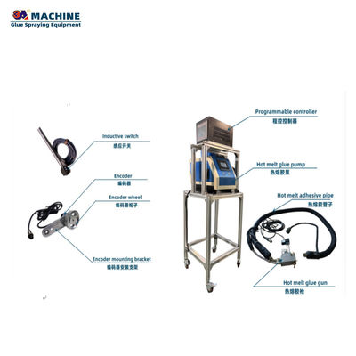 Motor Core Components 3A5L-2 Hot Melt Adhesive Dispensing System met 2 kanonnen en 5L pomp