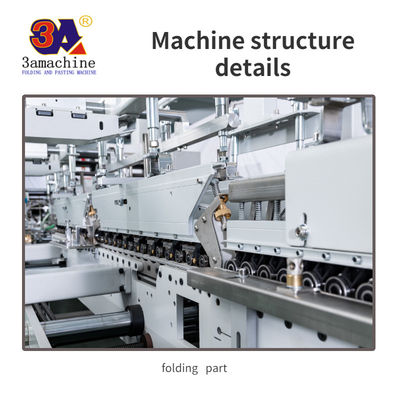 3500 kg papier vouwmachine voor de productie van automatische vouwlijm kartonnen dozen