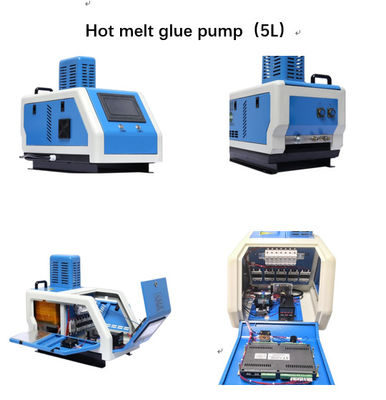 10L-pomp 3A10L-4 Hot Melt Adhesive Dispensing System voor 95kg lijmmachine en 4 kanonnen