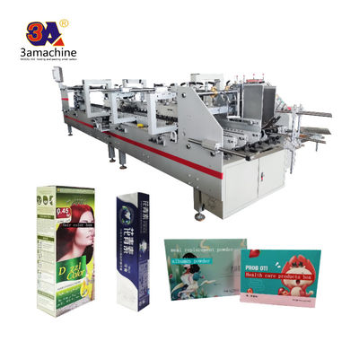 PLC-gecontroleerde 3A kartonnen folder plakmachine voor de productie van automatische dozen