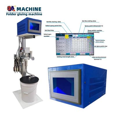 300 m/min Maximale snelheid Koudlijmlijmmachine voor de productie en montage van papieren zakken