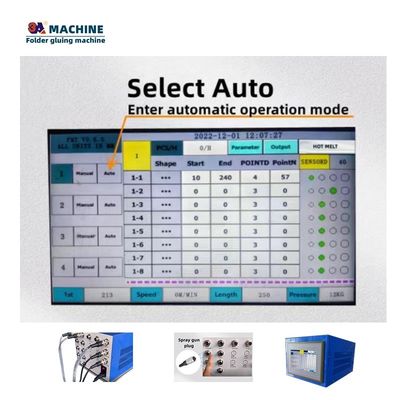 300 m/min Maximale snelheid Koudlijmlijmmachine voor de productie en montage van papieren zakken