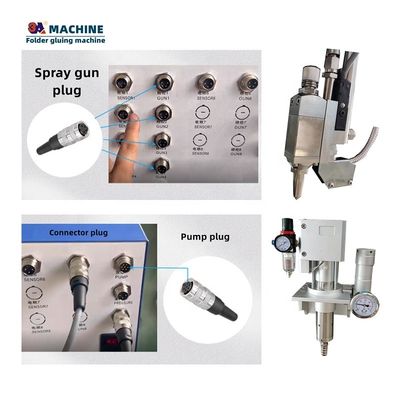 Automatische lijmverspreider 90 kg lijmsproeiingsmachine voor koud kleven