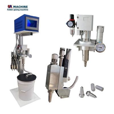 Versatile 2-6 Guns Gluing Machines Folder Gluer met Nespresso Cold Glue Roll System