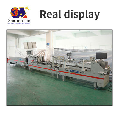 Gluermachine voor folderen met 750 mm maximale uitgebreide doos en 0-250 m/min capaciteit