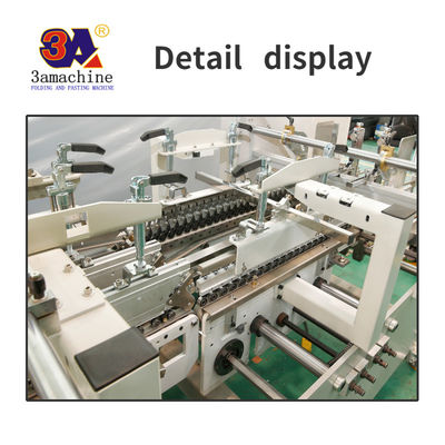 Gluermachine voor folderen met 750 mm maximale uitgebreide doos en 0-250 m/min capaciteit