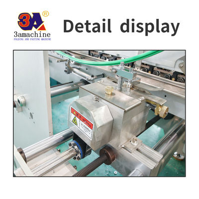 Gluermachine voor folderen met 750 mm maximale uitgebreide doos en 0-250 m/min capaciteit