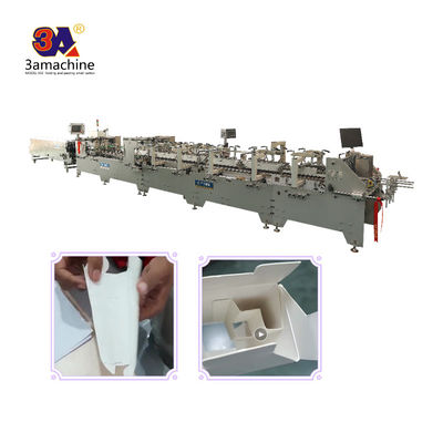 Maximale breedte van het papier 2 1050 mm 3A papier plakmachine 6 Hoek doos folder Gluer machine