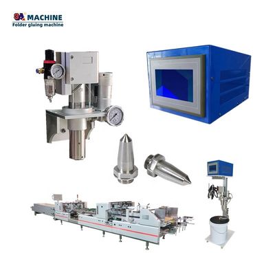 Koud pistool injector 3ACQ4 vouwdozen machine automatische folder lijmmachine 10 * 10 * 10CM