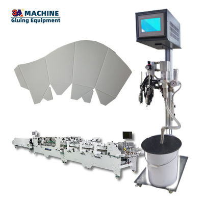 3ACQ2 Automatische 6 kanaal 2 geweren Kartonnen doos maken machine voor de vervaardiging van papierdozen