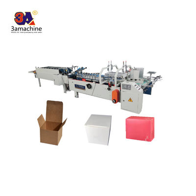 Doos vouw- en kleefmachine met 380V Spanning Doos ontvouwd Grootte breedte 120mm-500mm