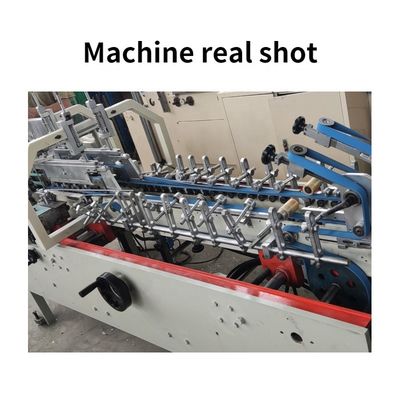 Doos vouw- en kleefmachine met 380V Spanning Doos ontvouwd Grootte breedte 120mm-500mm