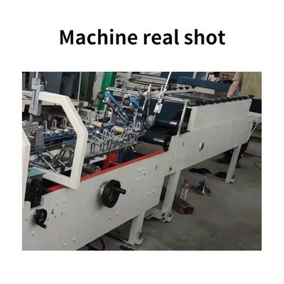 Doos vouw- en kleefmachine met 380V Spanning Doos ontvouwd Grootte breedte 120mm-500mm