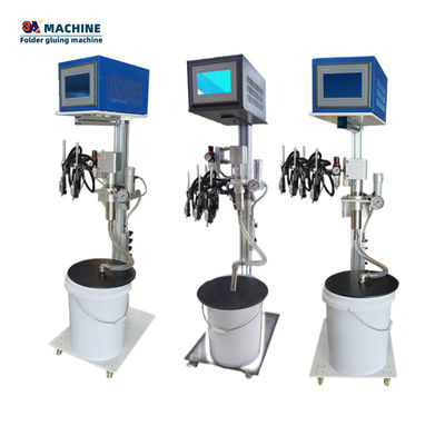 6 Channel 4 Cold Glue Guns Parfume Box Making Machine met optionele configuraties