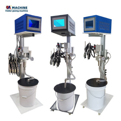 6 Channel 4 Cold Glue Guns Parfume Box Making Machine met optionele configuraties