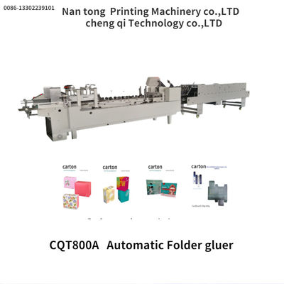 CQT/800A Automatische folder Gluer Box Maker Machine 1600 KG Automatische Grade Automatische