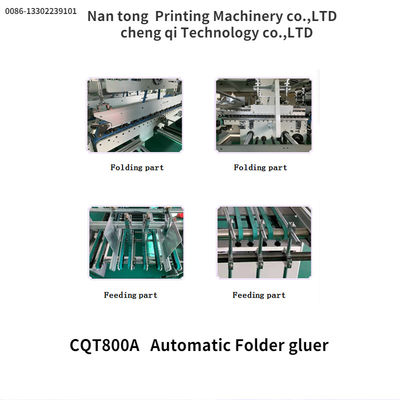 CQT/800A Automatische folder Gluer Box Maker Machine 1600 KG Automatische Grade Automatische