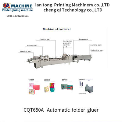 CQT650A nauwkeurigheid Video-inspectie folder Gluer onderdelen voor plakpapier lijm machine