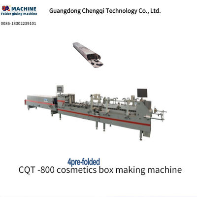 Verbeter uw verpakkingsproces met CQT-800 voorgevouwen cosmetica doos maken machine