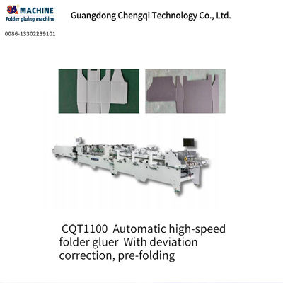 Speed Folder Gluer met afwijkingcorrectie en pre-vouw kerncomponenten Pomp Qualit