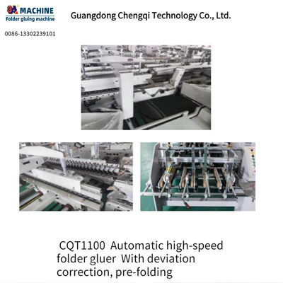 Speed Folder Gluer met afwijkingcorrectie en pre-vouw kerncomponenten Pomp Qualit
