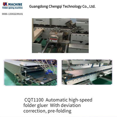 Speed Folder Gluer met afwijkingcorrectie en pre-vouw kerncomponenten Pomp Qualit