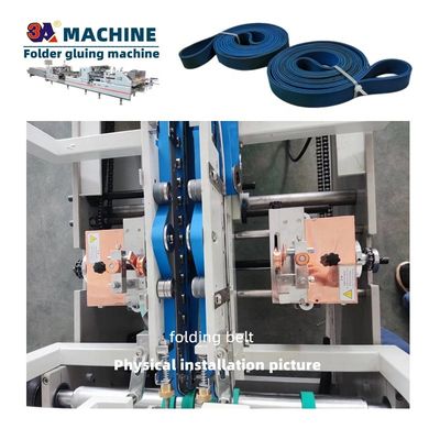 Druk- en verpakkingsapparatuur Doos plakmachine Gordel voor kleine doos folder Gluer