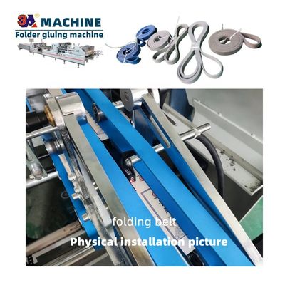 Druk- en verpakkingsapparatuur Doos plakmachine Gordel voor kleine doos folder Gluer