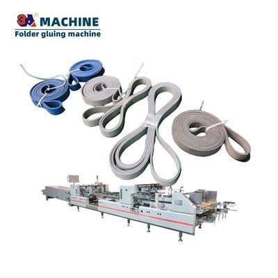 Kleine doos folder Gluer Feeder Gordel voor automatische doos vouw Gluing Machine