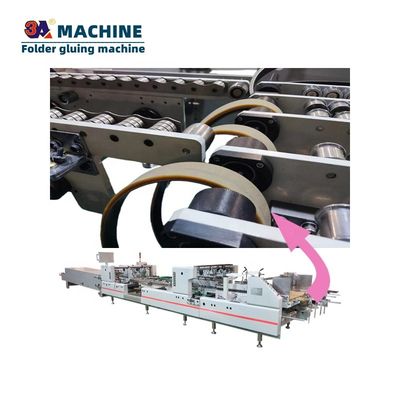 Kleine doos folder Gluer Feeder Gordel voor automatische doos vouw Gluing Machine